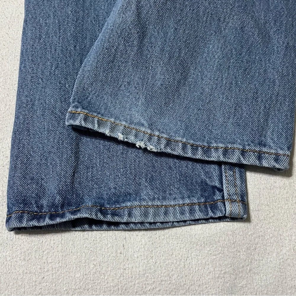 Levis 505 Mens 32x29 Blue Regular Straight Denim Jeans‎
